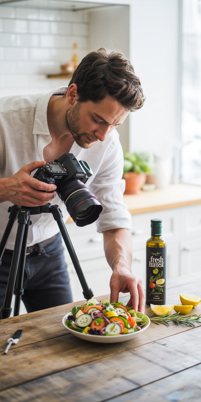 Food-Blogger at work